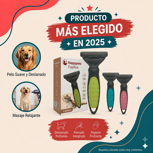 Cepillo Deslanador Semi-Profesional para Mascotas – PetSpa FurFree🔝