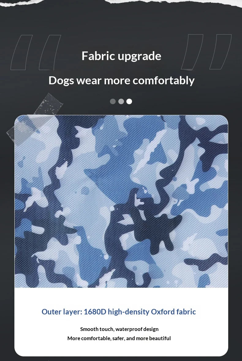 Medium and large dog explosion-proof reflective dog leash, pet leash, vest-style dog harness