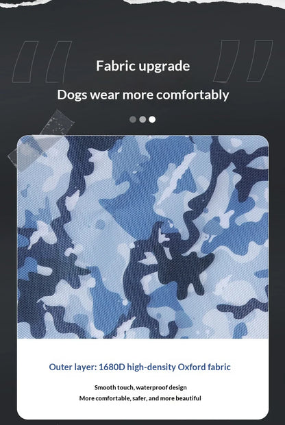 Medium and large dog explosion-proof reflective dog leash, pet leash, vest-style dog harness