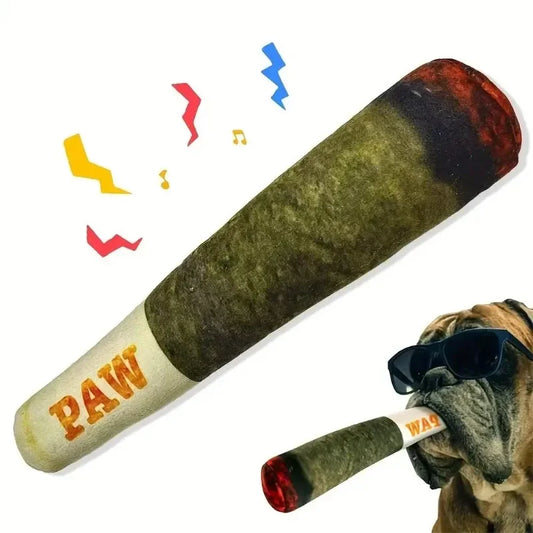 Juguete peluche mordedor "Cigarrillo suelto" INTERACTIVO