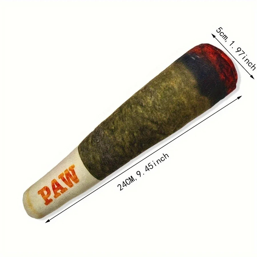 Juguete peluche mordedor "Joint  PAW 4:20" INTERACTIVO